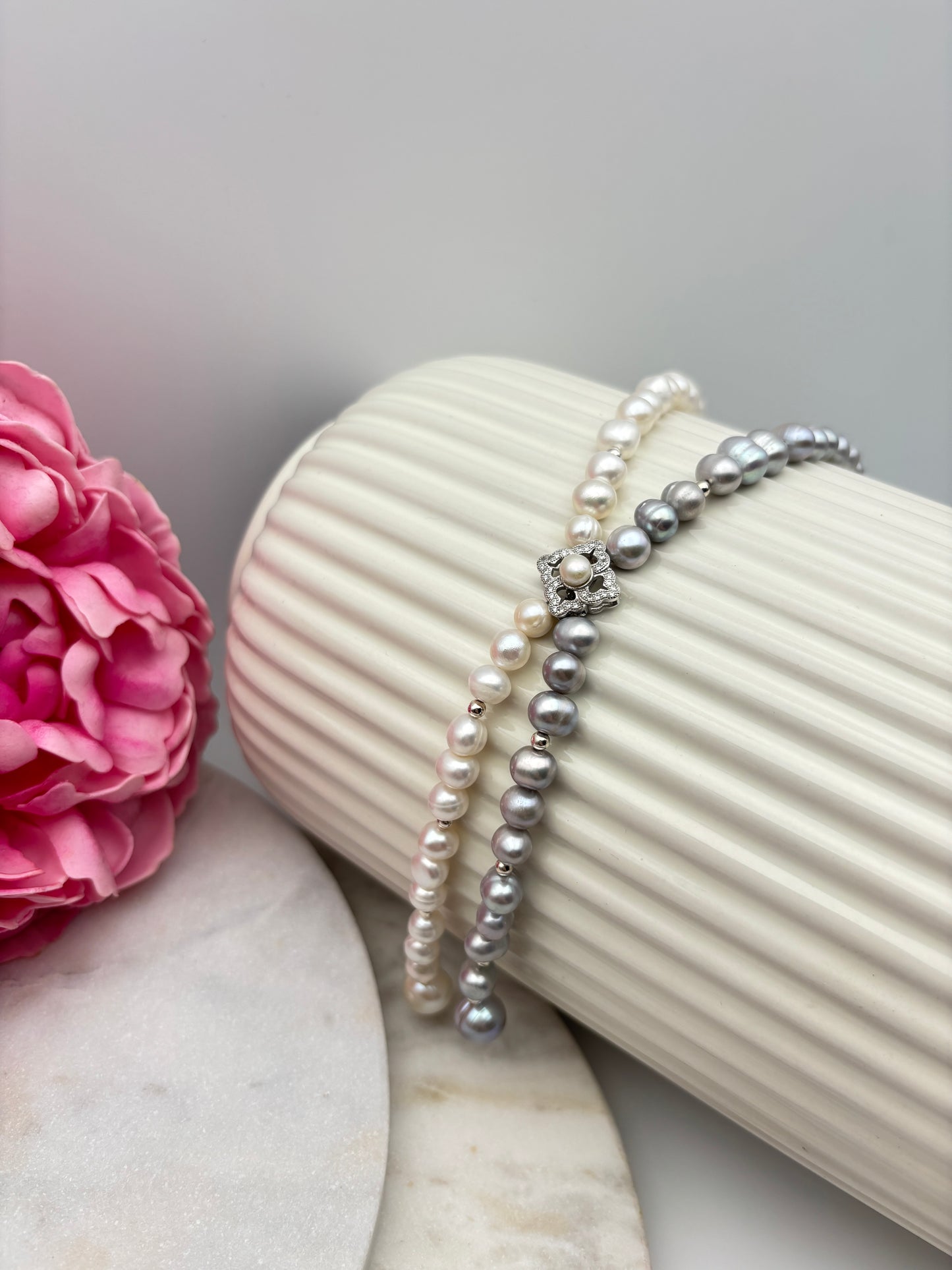 Süßwasserperlen, Sterlingsilber S925