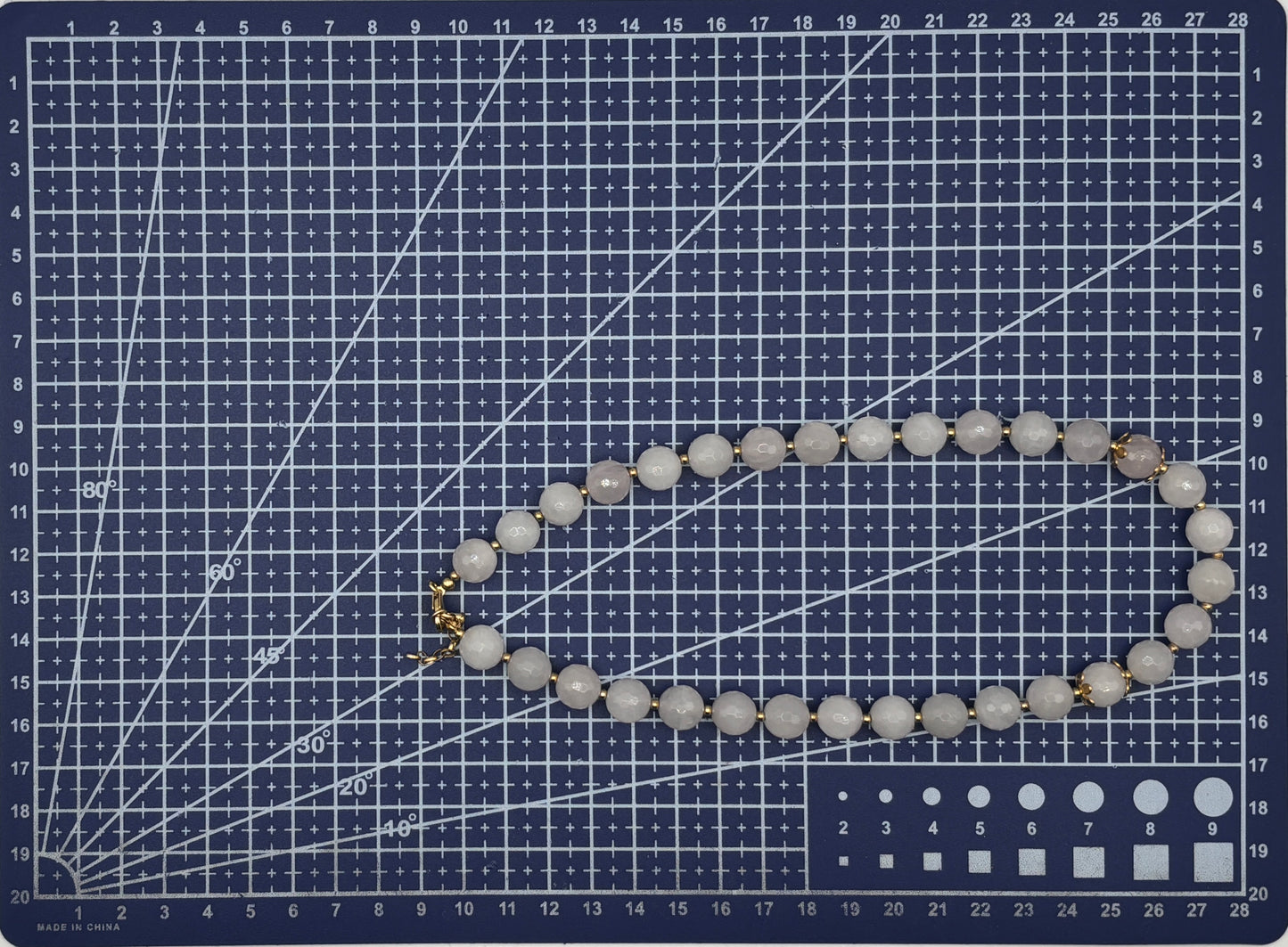 Rosenquarz, Sterlingsilber S925/18К vergoldet