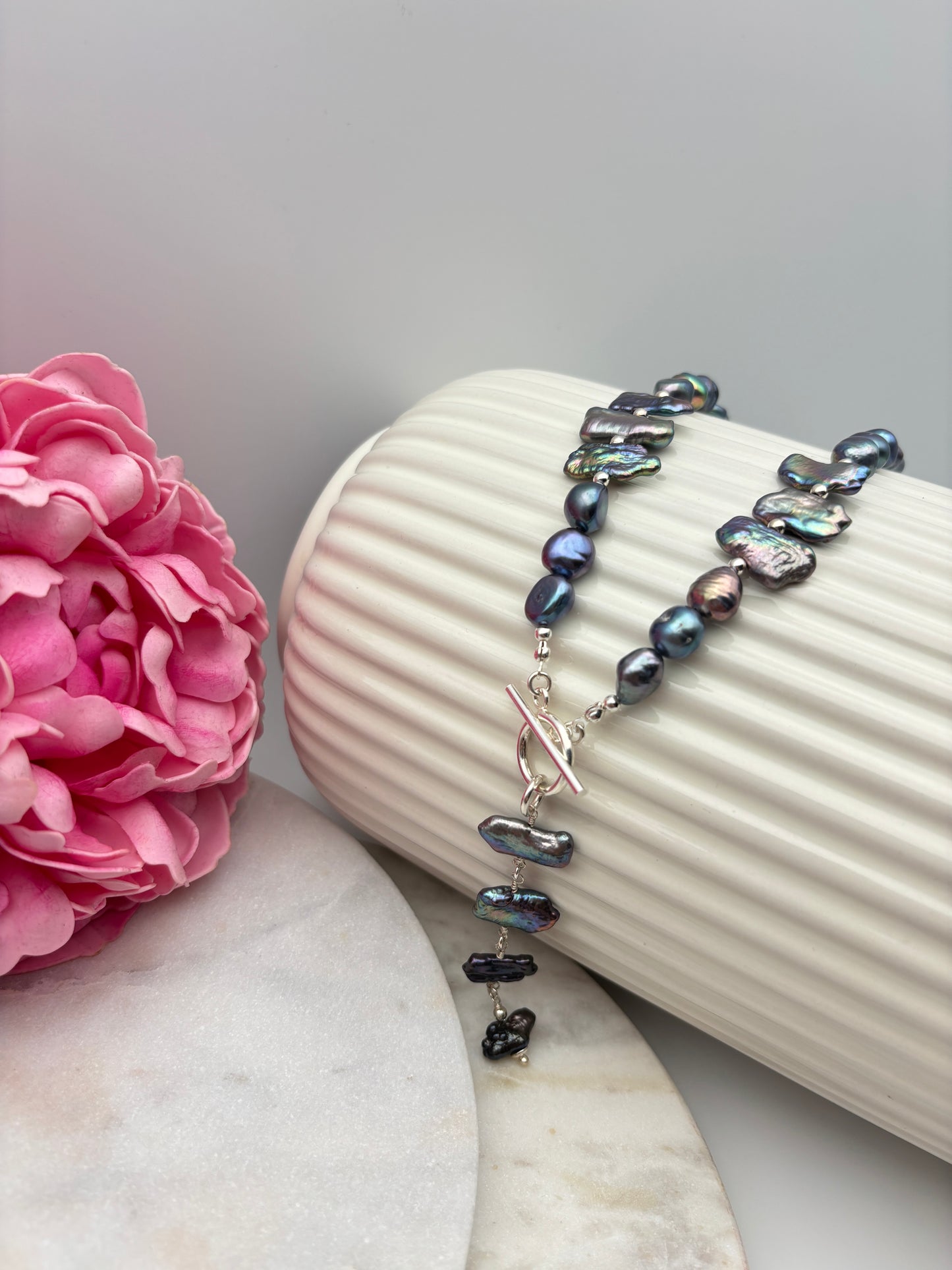 Süßwasserperlen, Sterlingsilber S925