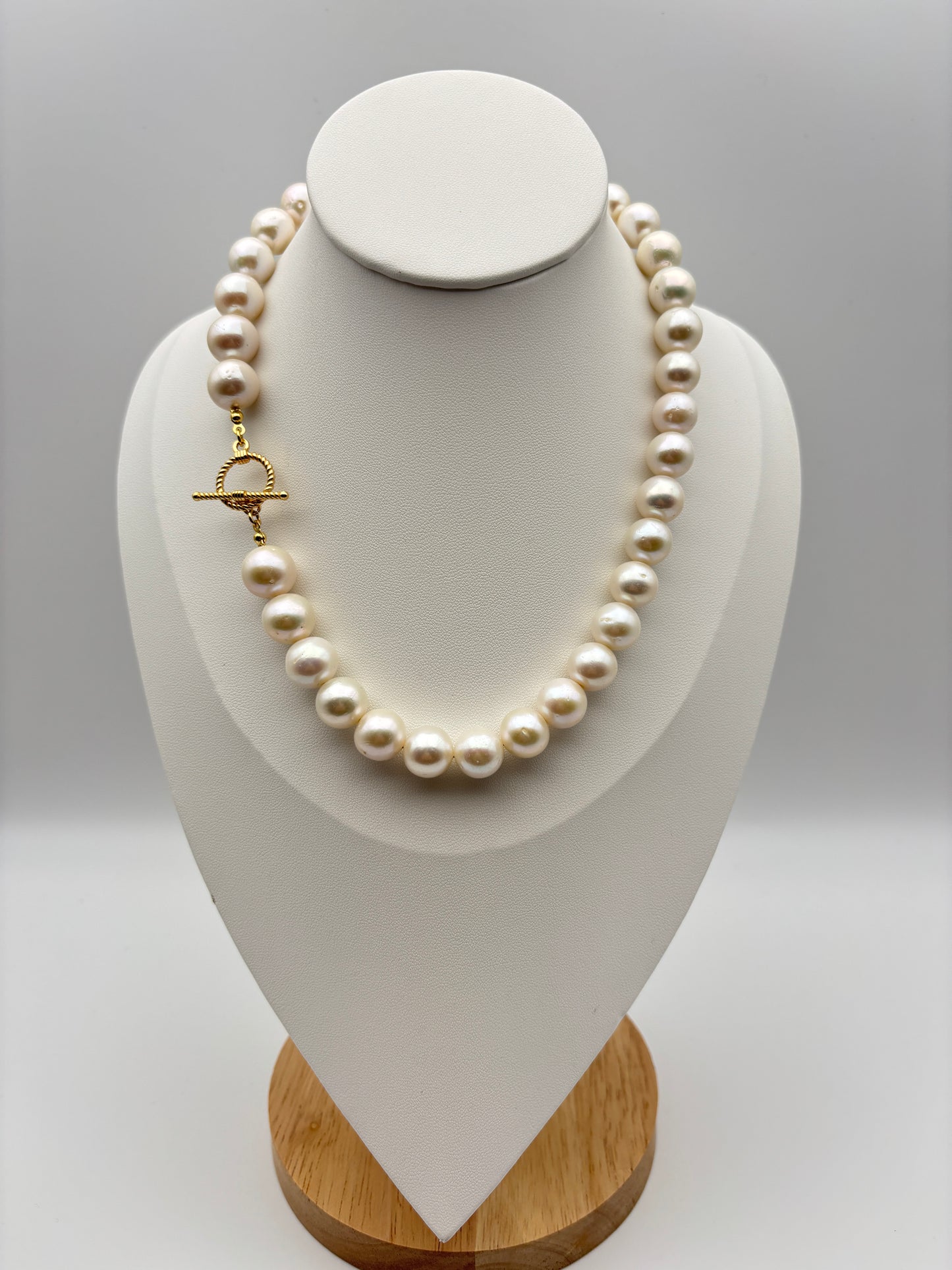 Süßwasserperlen, Sterlingsilber S925/18K vergoldet