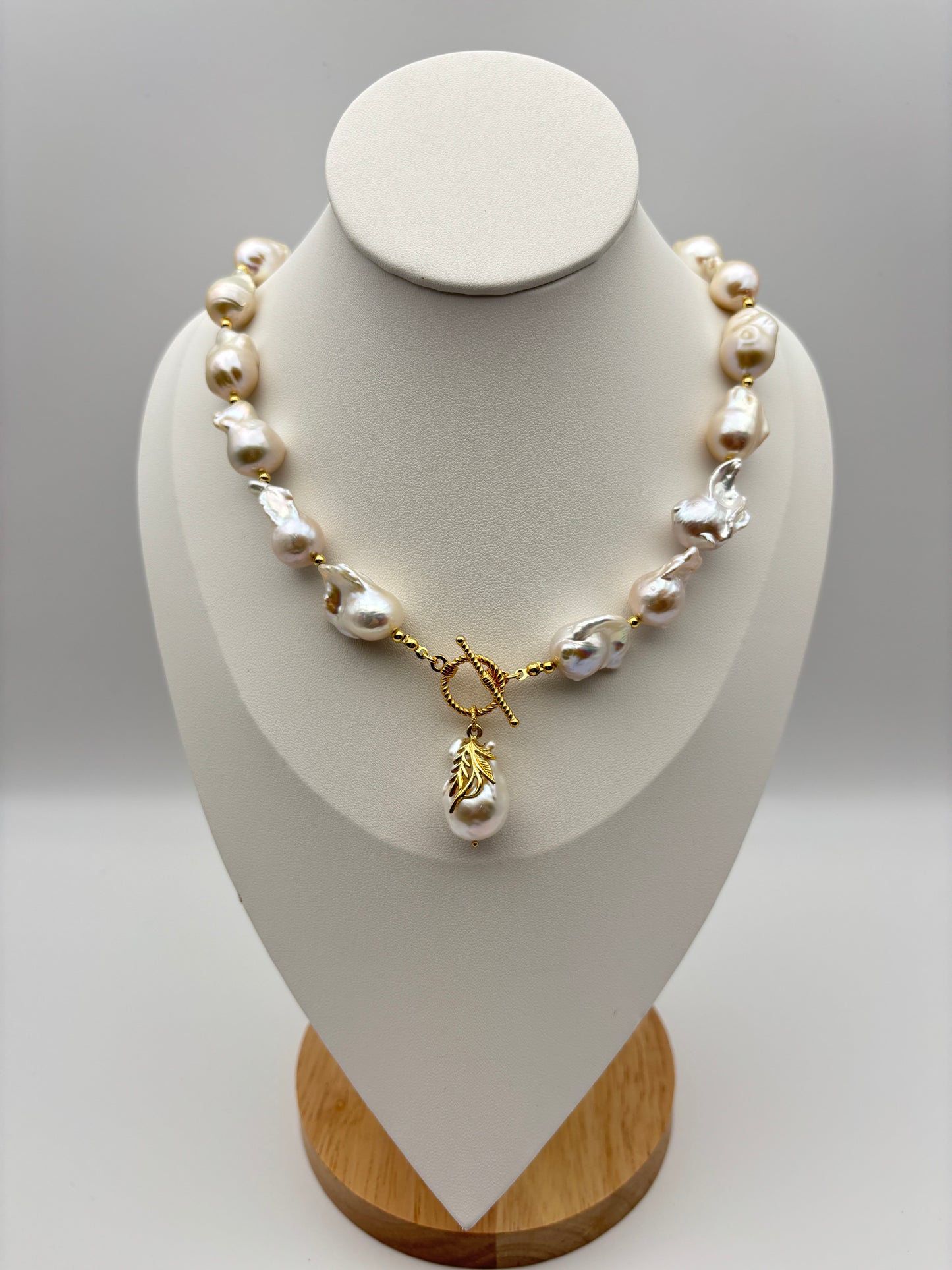 Süßwasserperlen, Sterlingsilber S925/18K vergoldet