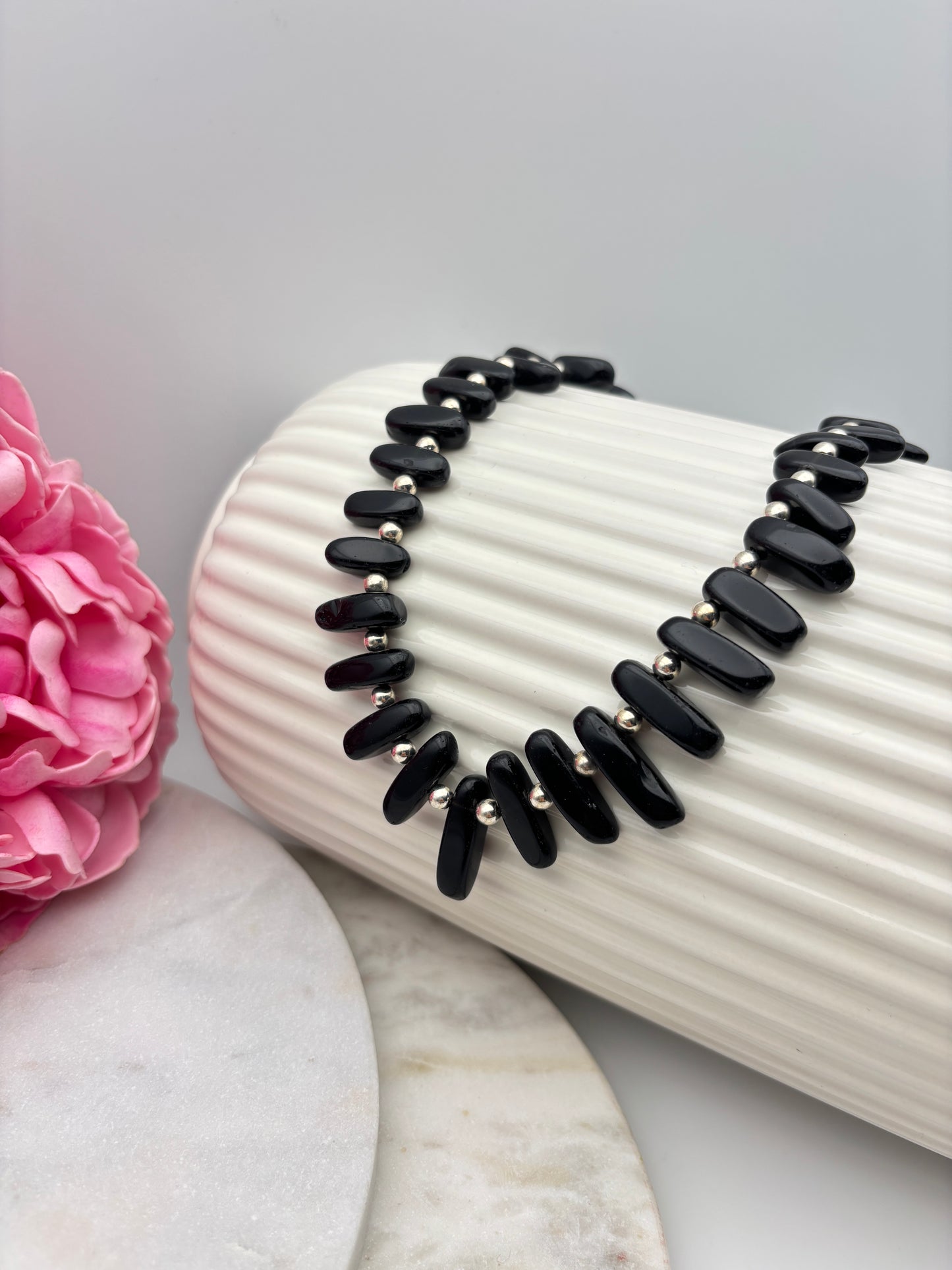 Achat, Hematit, Sterlingsilber S925