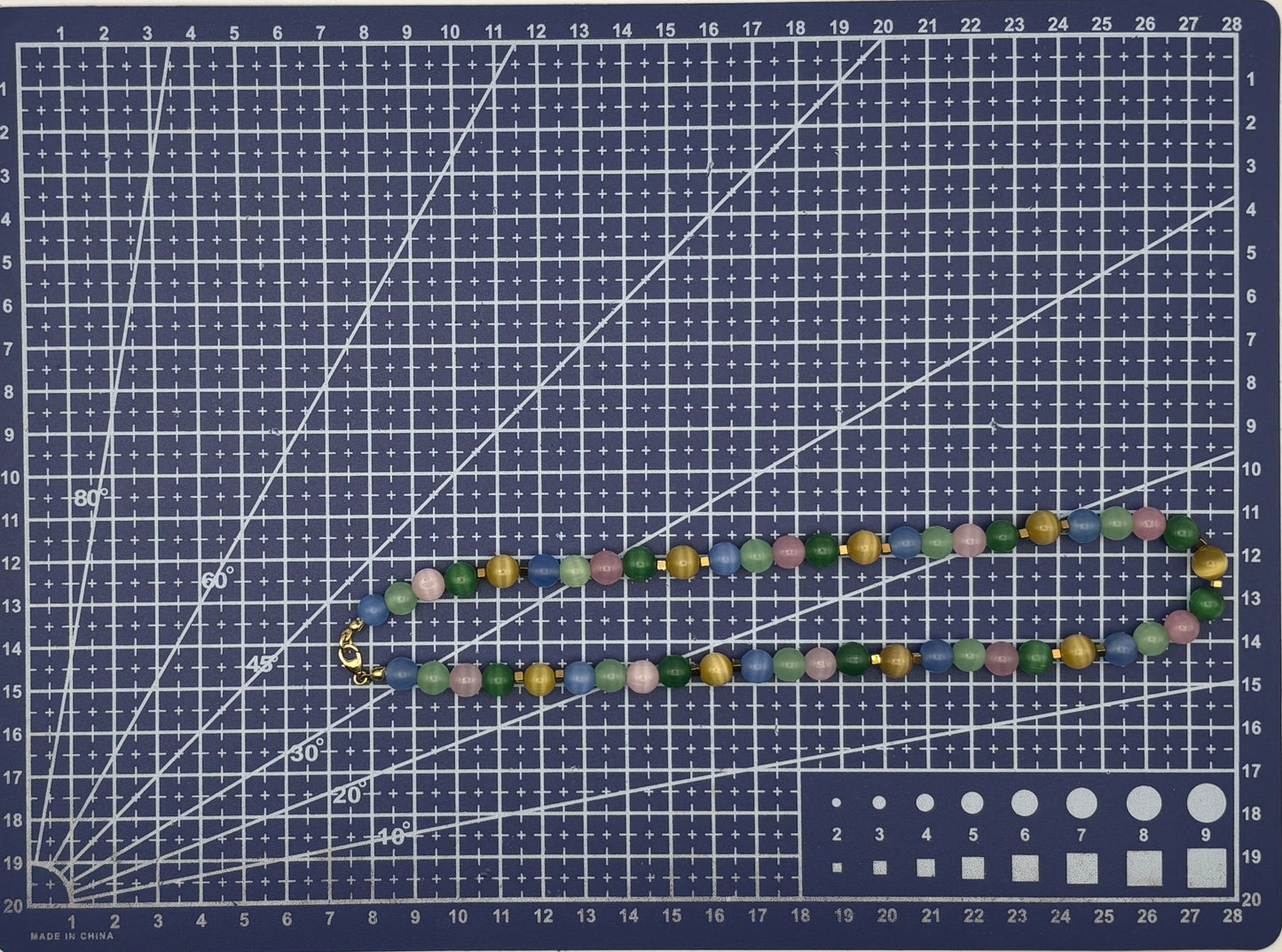 Katzenaugenstein, Sterlingsilber S925/18K vergoldet