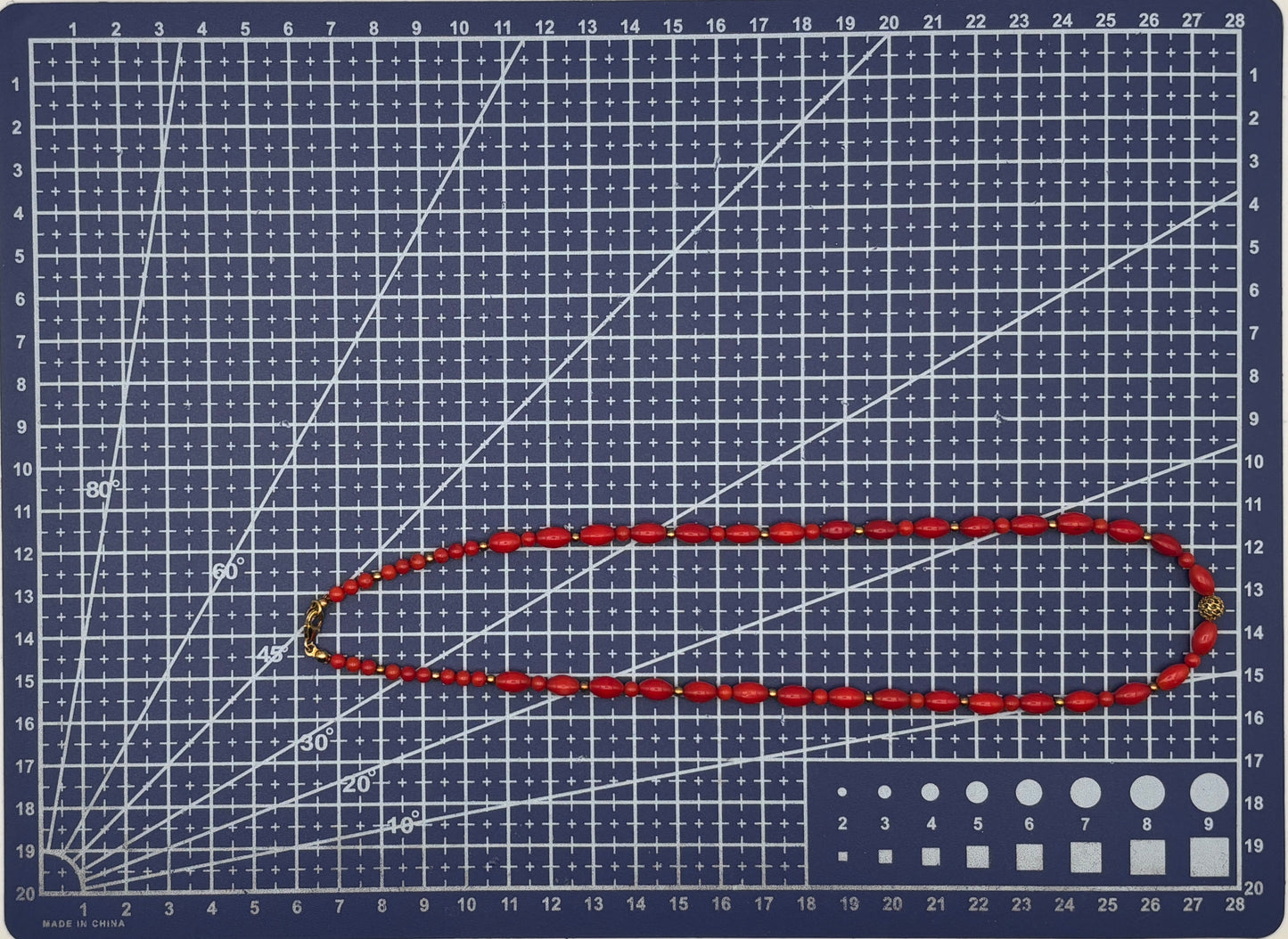 Koralle, Sterlingsilber S925/18K vergoldet