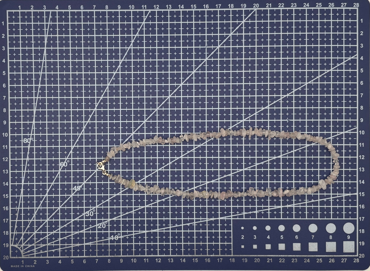 Rosenquarz, Sterlingsilber S925